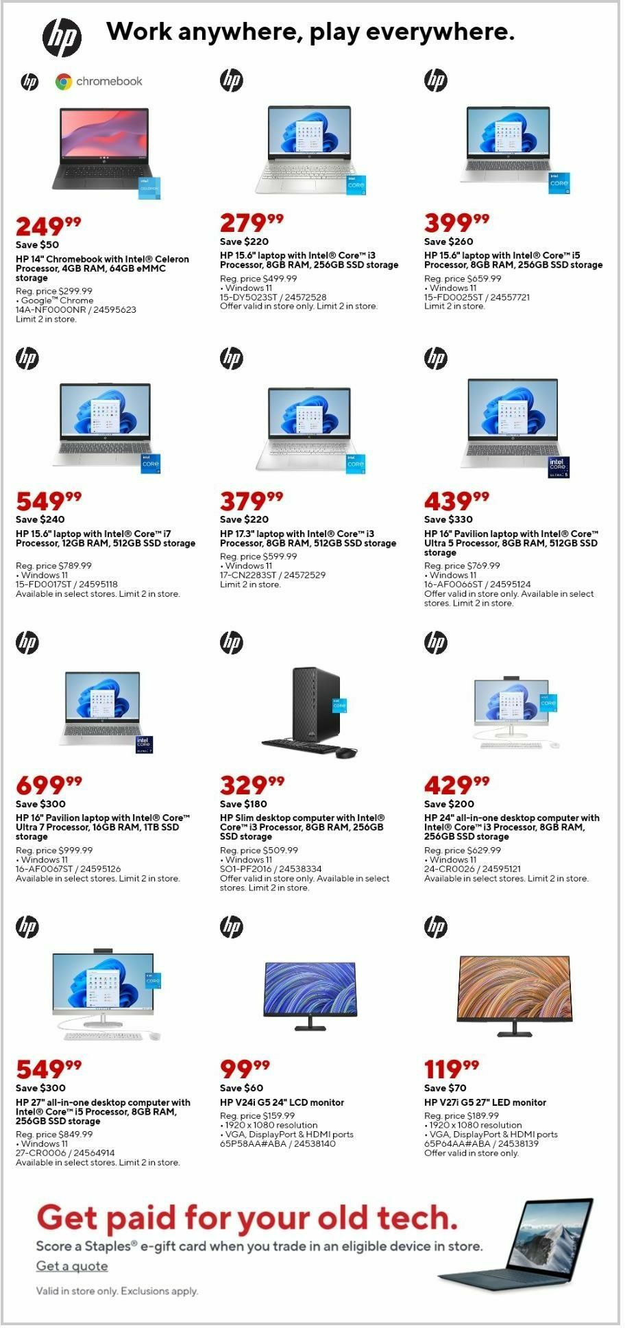 Staples Weekly Ad from July 14