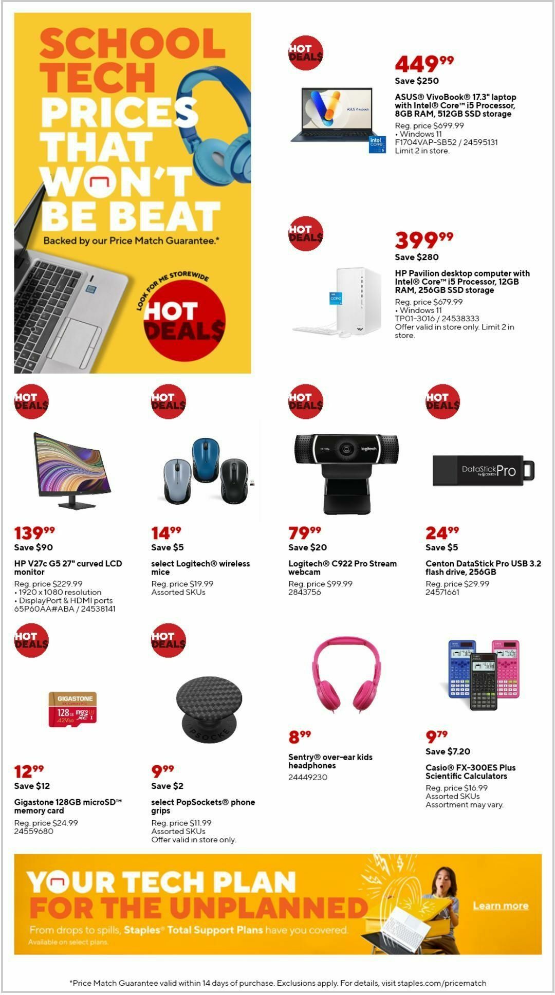 Staples Weekly Ad from July 14