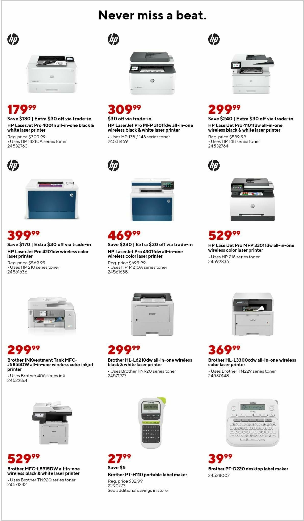 Staples Weekly Ad from July 21