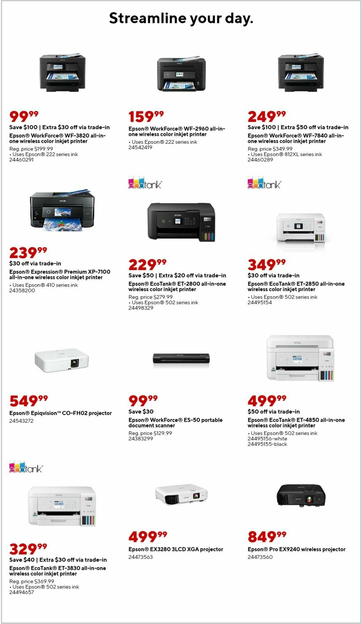 Staples Weekly Ad from July 21