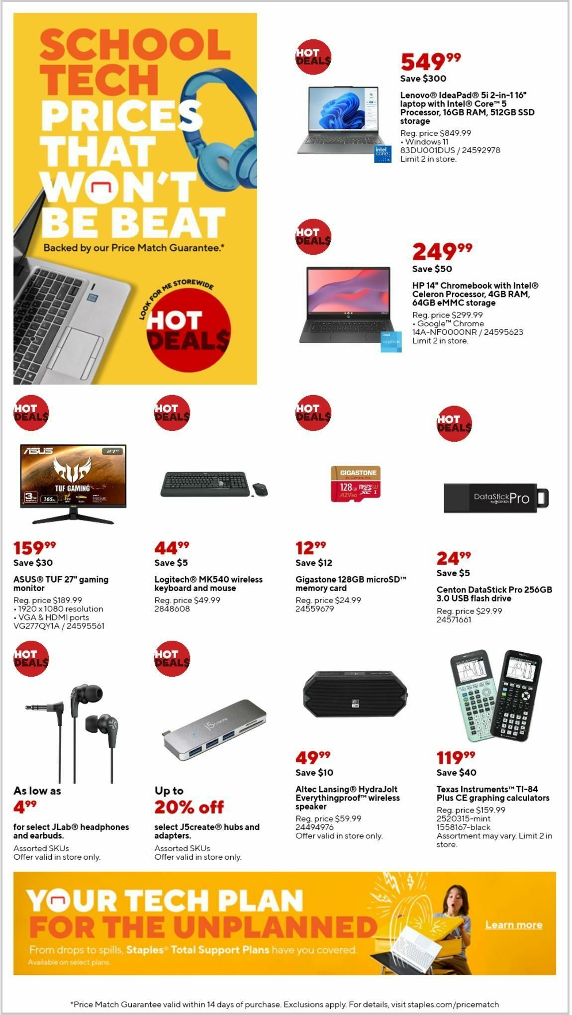 Staples Weekly Ad from July 21