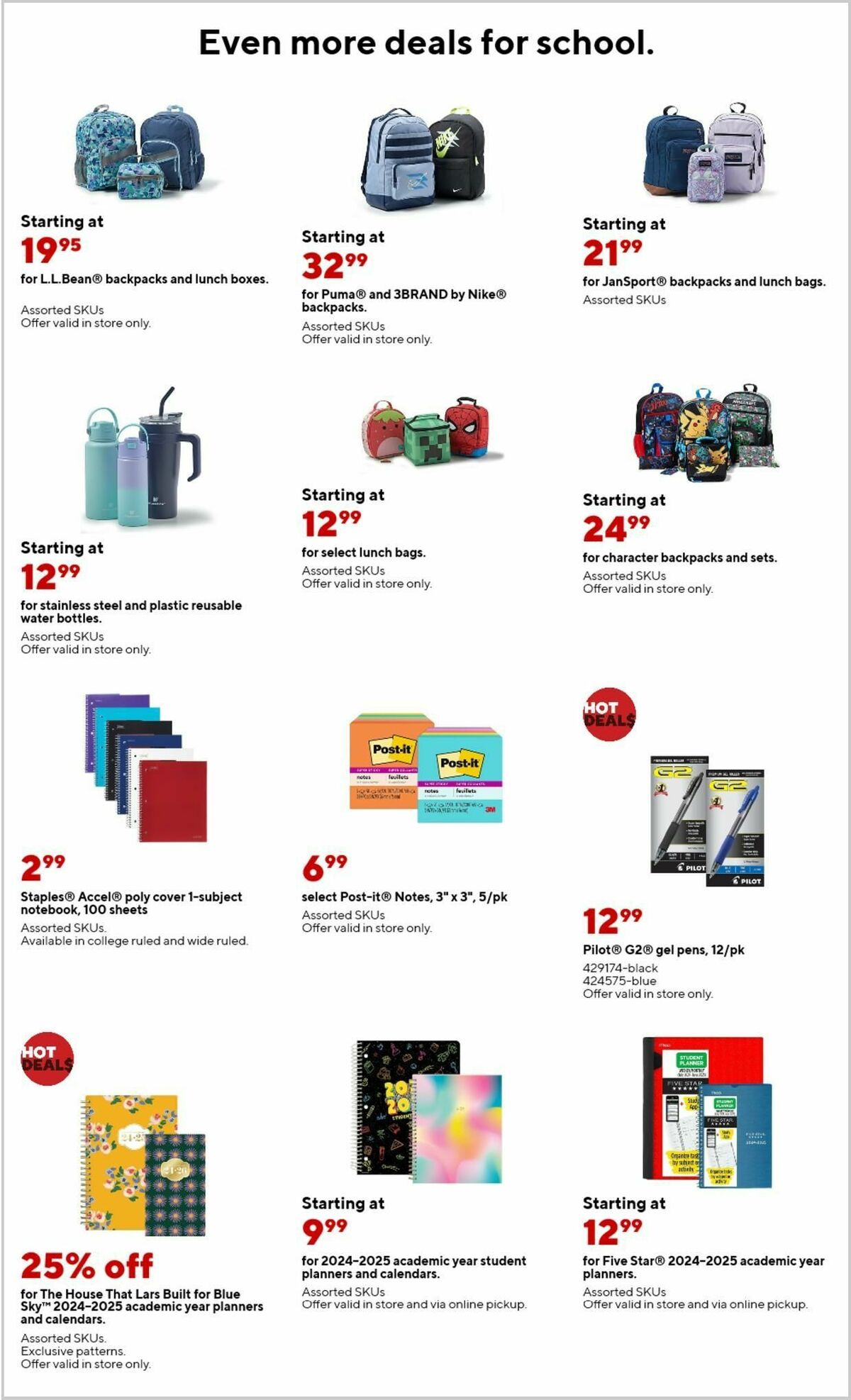 Staples Weekly Ad from July 21