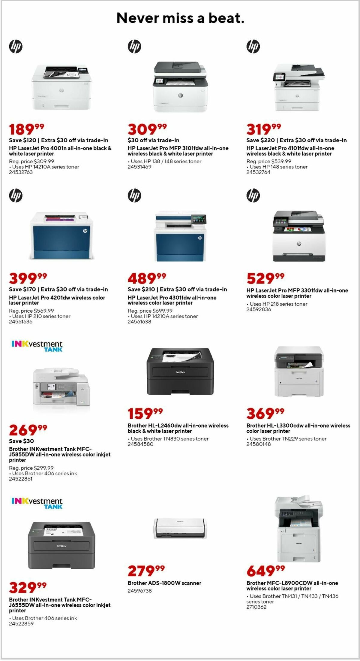 Staples Weekly Ad from July 28