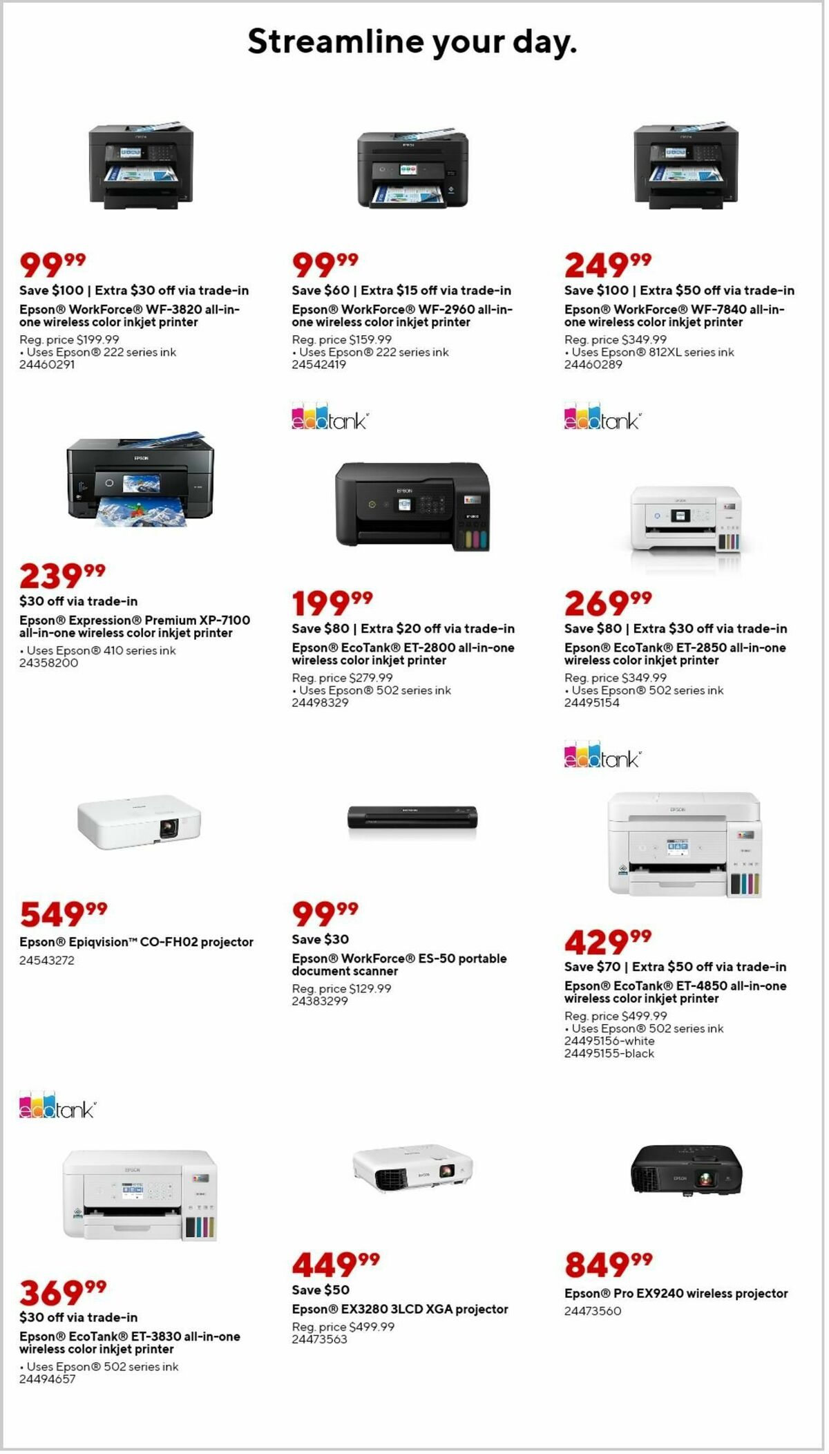 Staples Weekly Ad from July 28