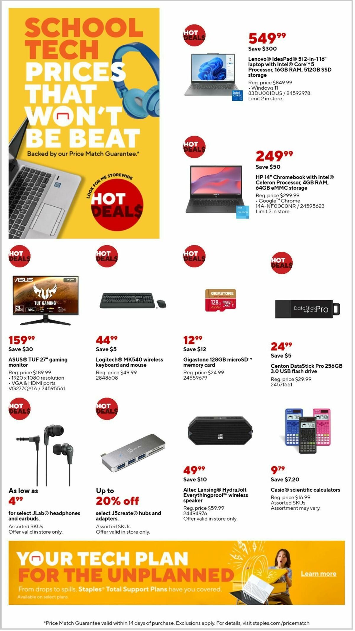 Staples Weekly Ad from July 28