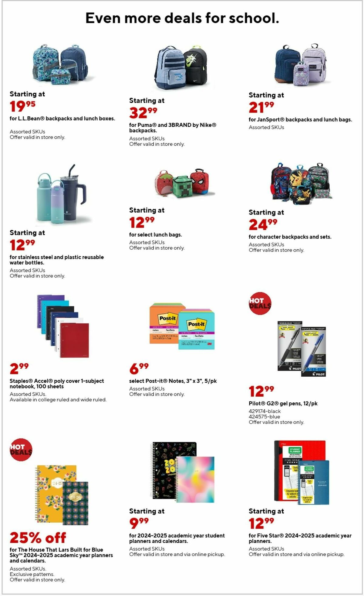 Staples Weekly Ad from July 28