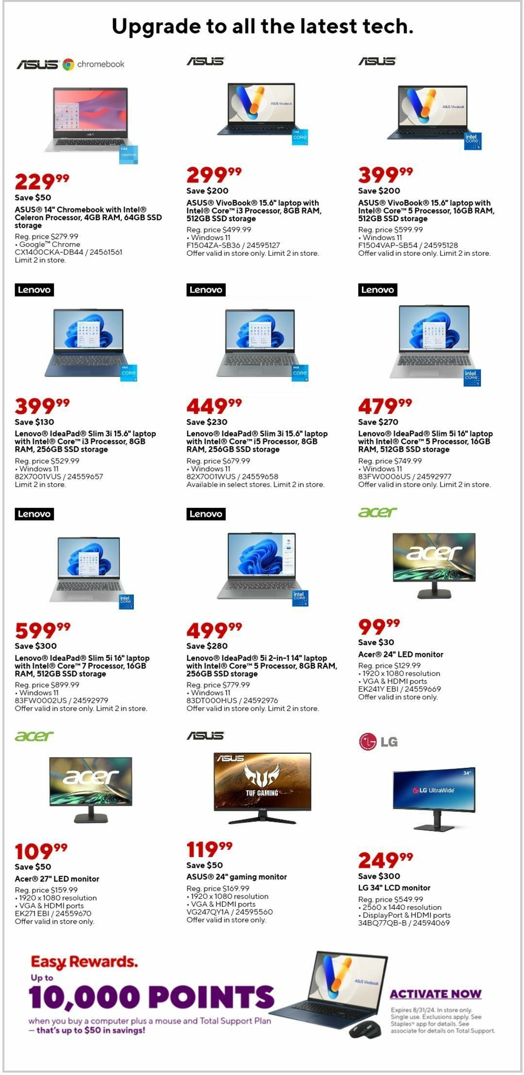 Staples Weekly Ad from July 28