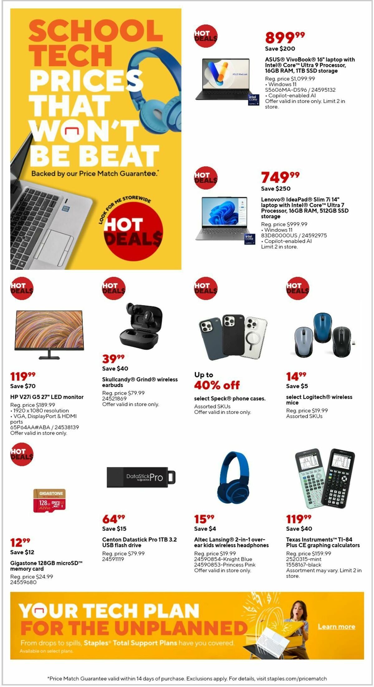 Staples Weekly Ad from August 4