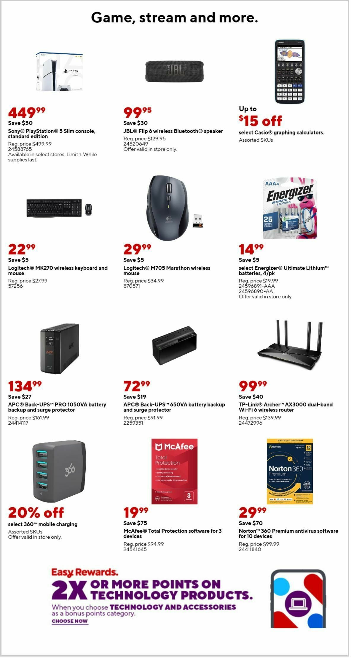 Staples Weekly Ad from August 4