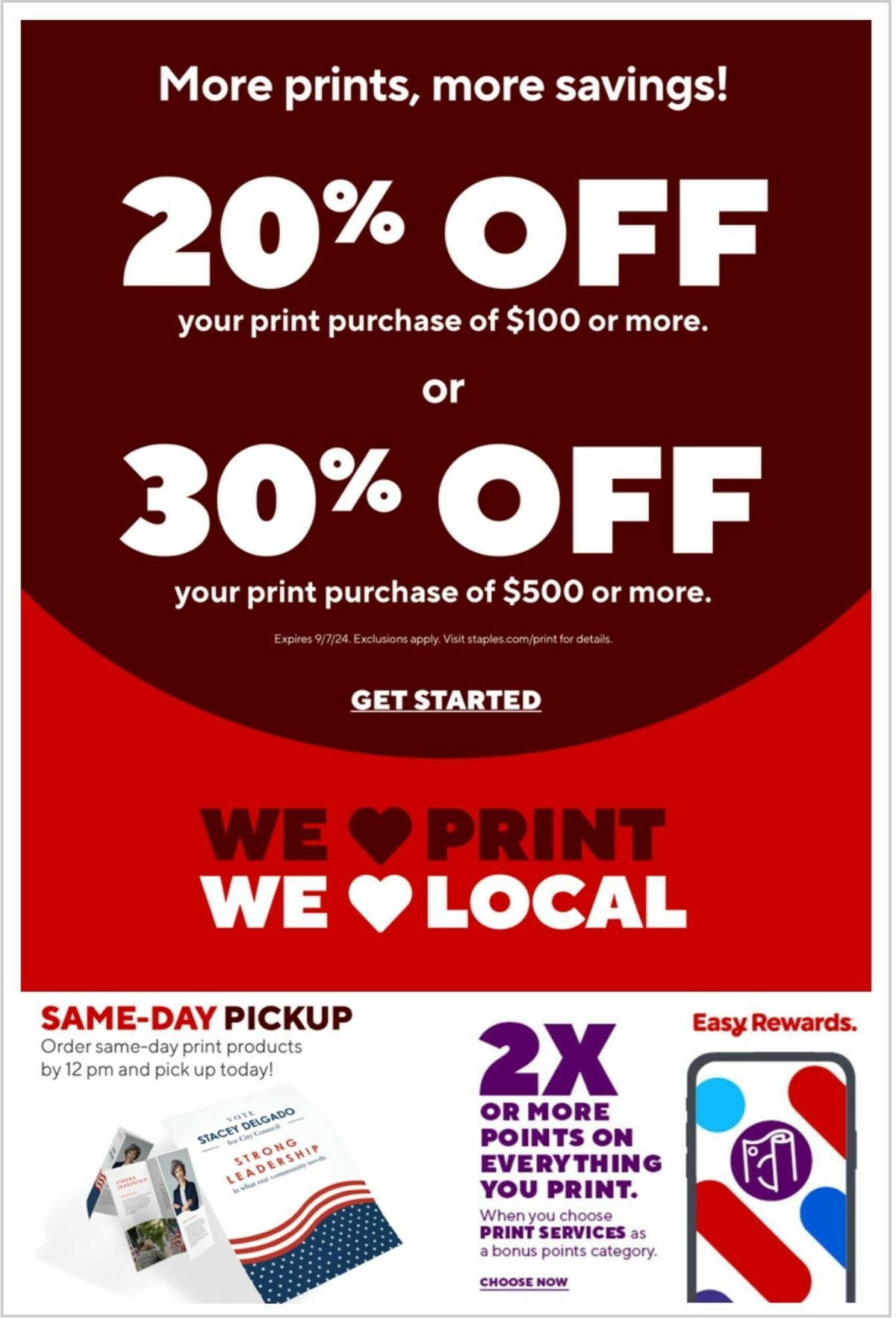 Staples Weekly Ad from August 18