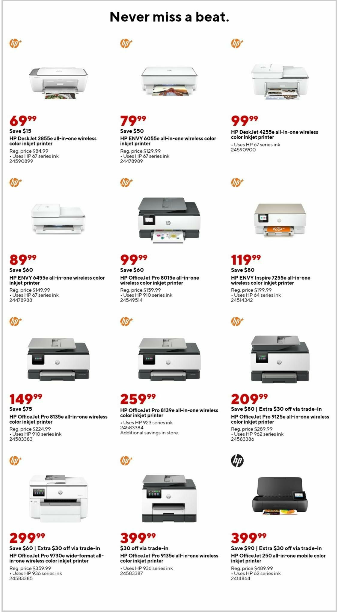 Staples Weekly Ad from August 25