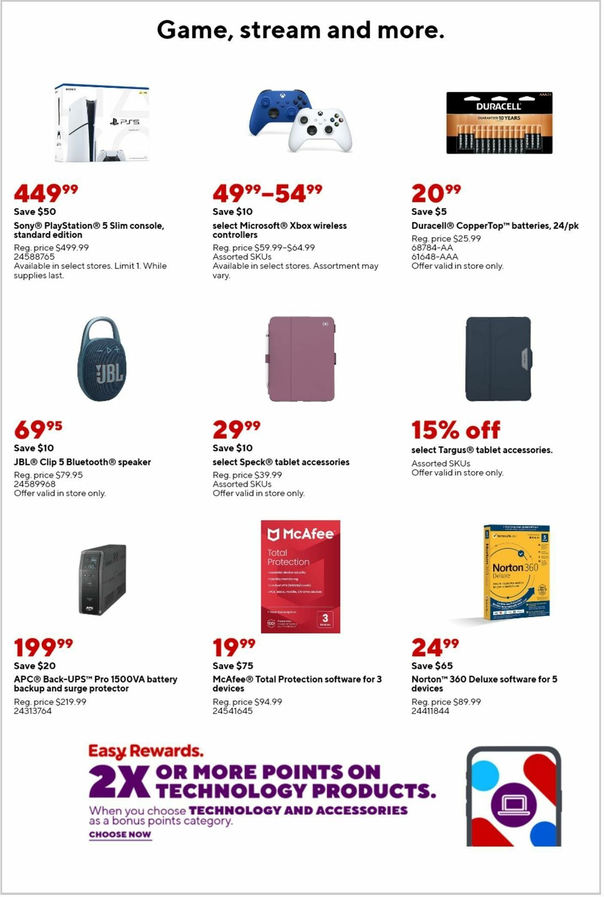 Staples Weekly Ad from September 1