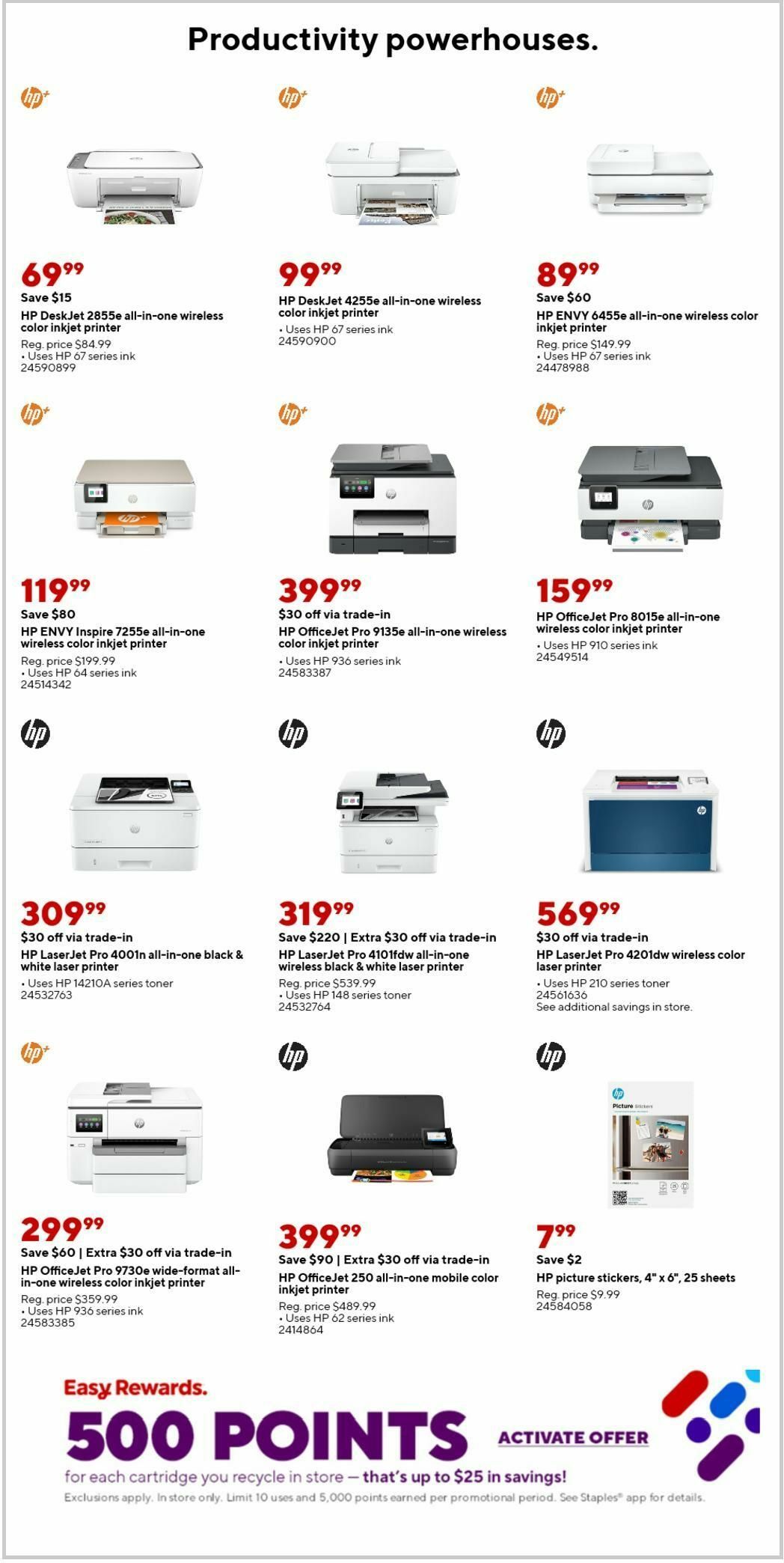 Staples Weekly Ad from September 1