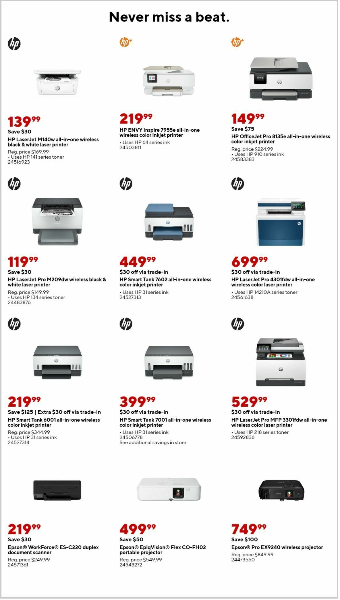 Staples Weekly Ad from September 1