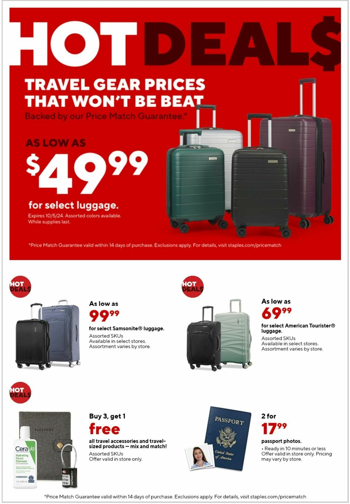 Staples Weekly Ad from September 1