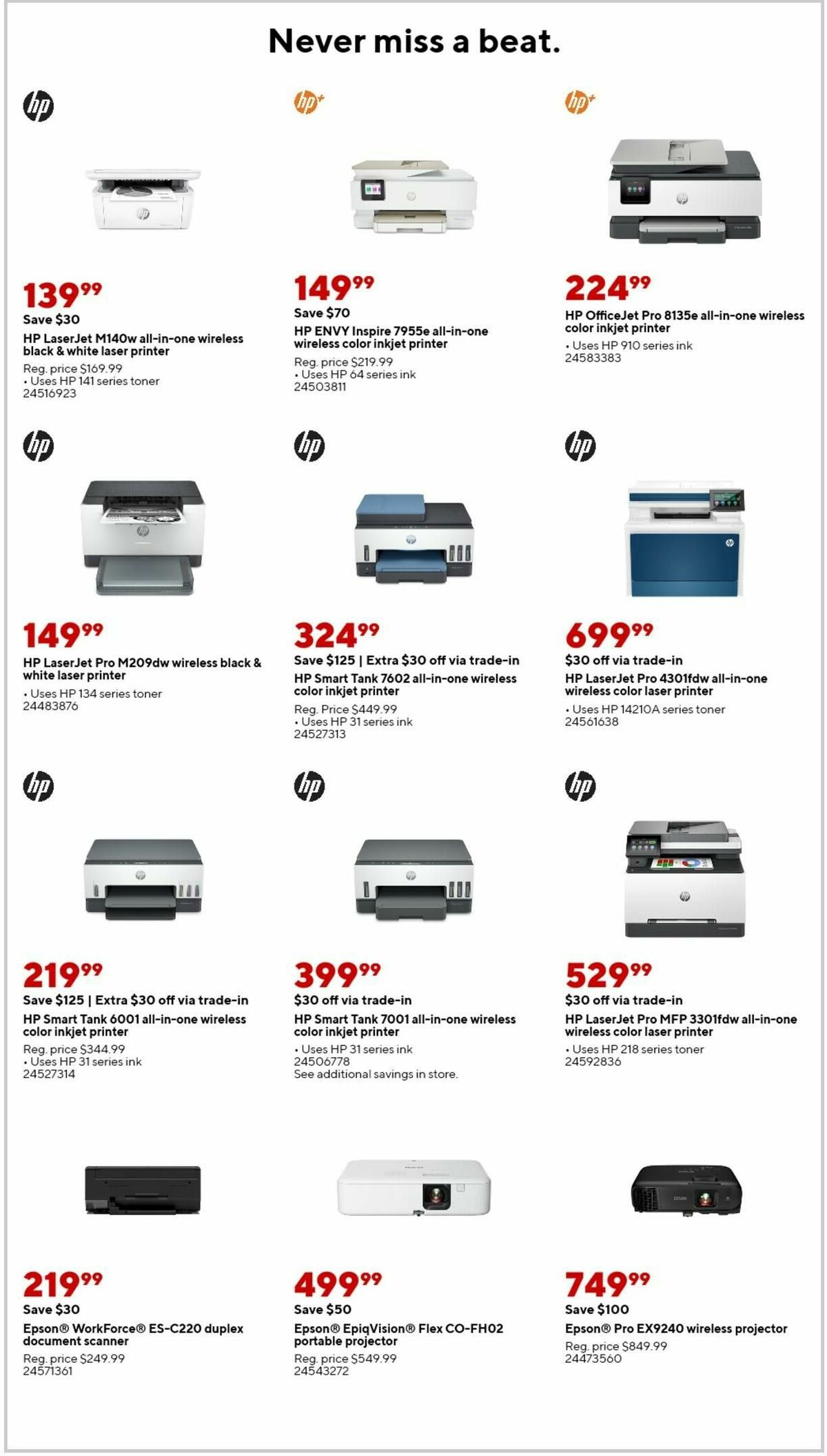 Staples Weekly Ad from September 8