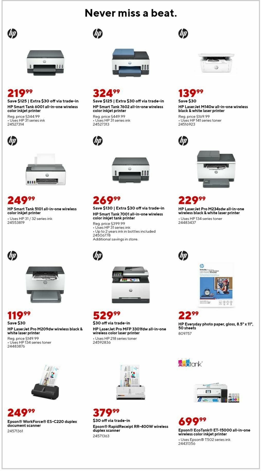 Staples Weekly Ad from September 15