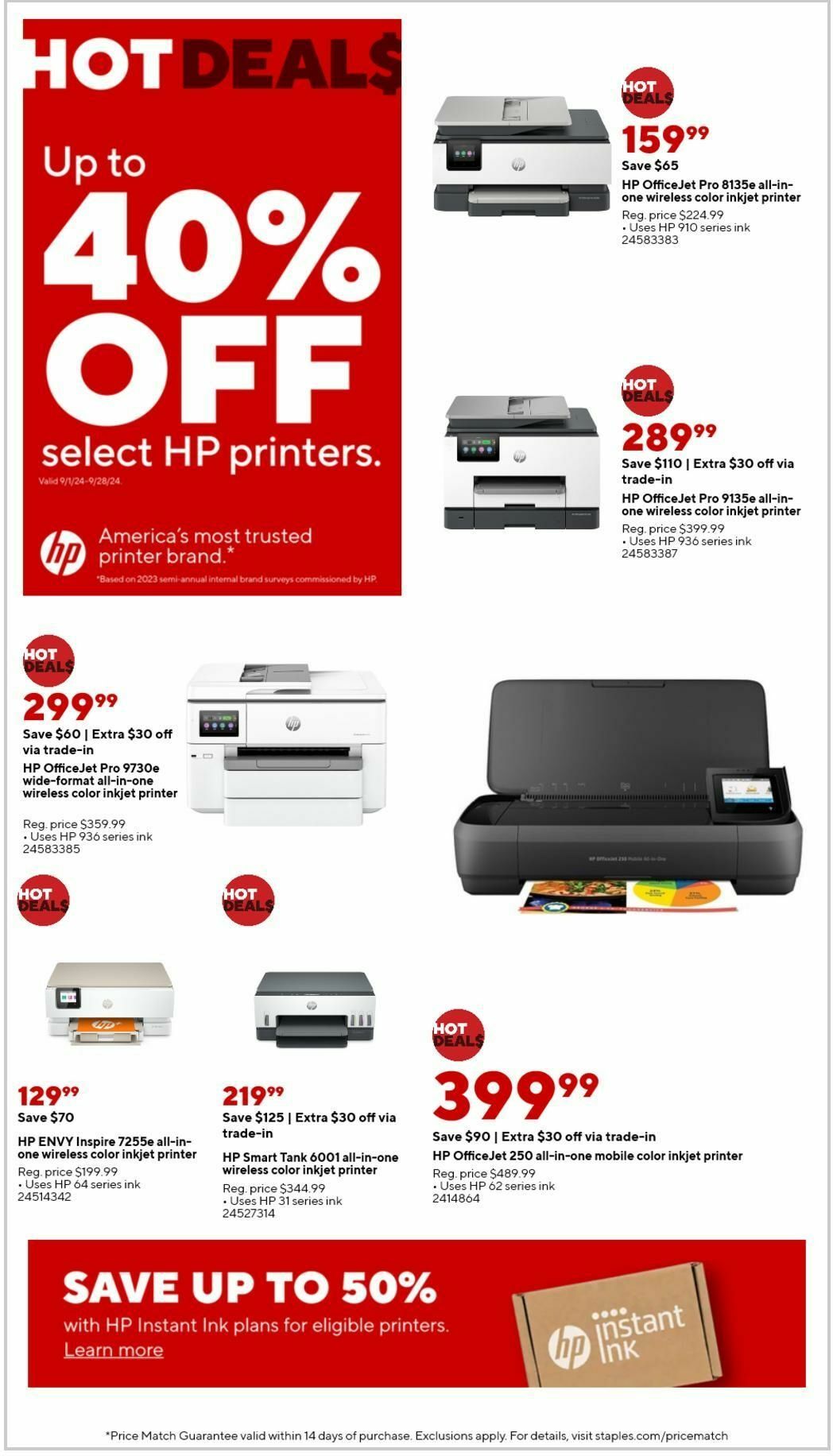 Staples Weekly Ad from September 15