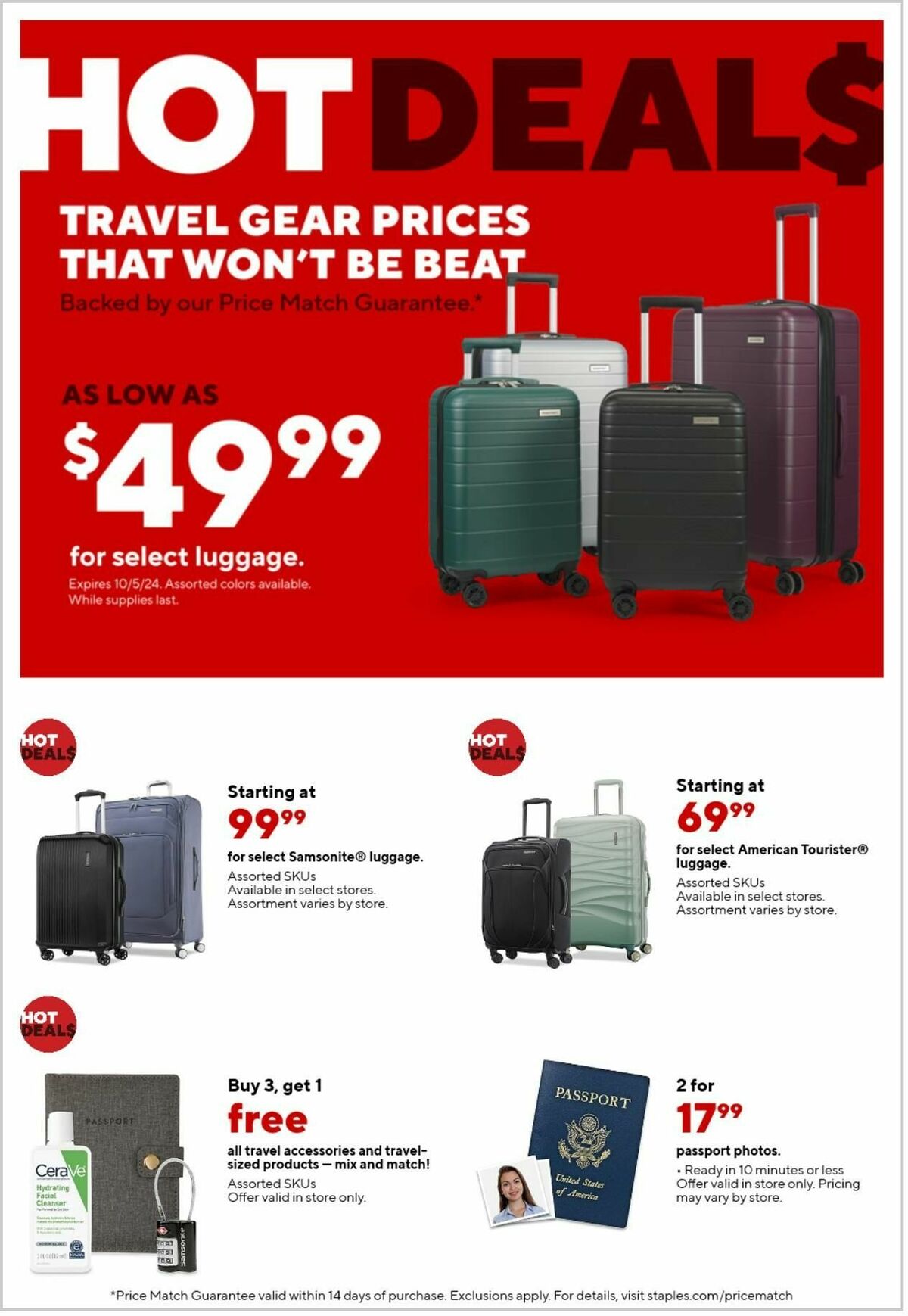 Staples Weekly Ad from September 15