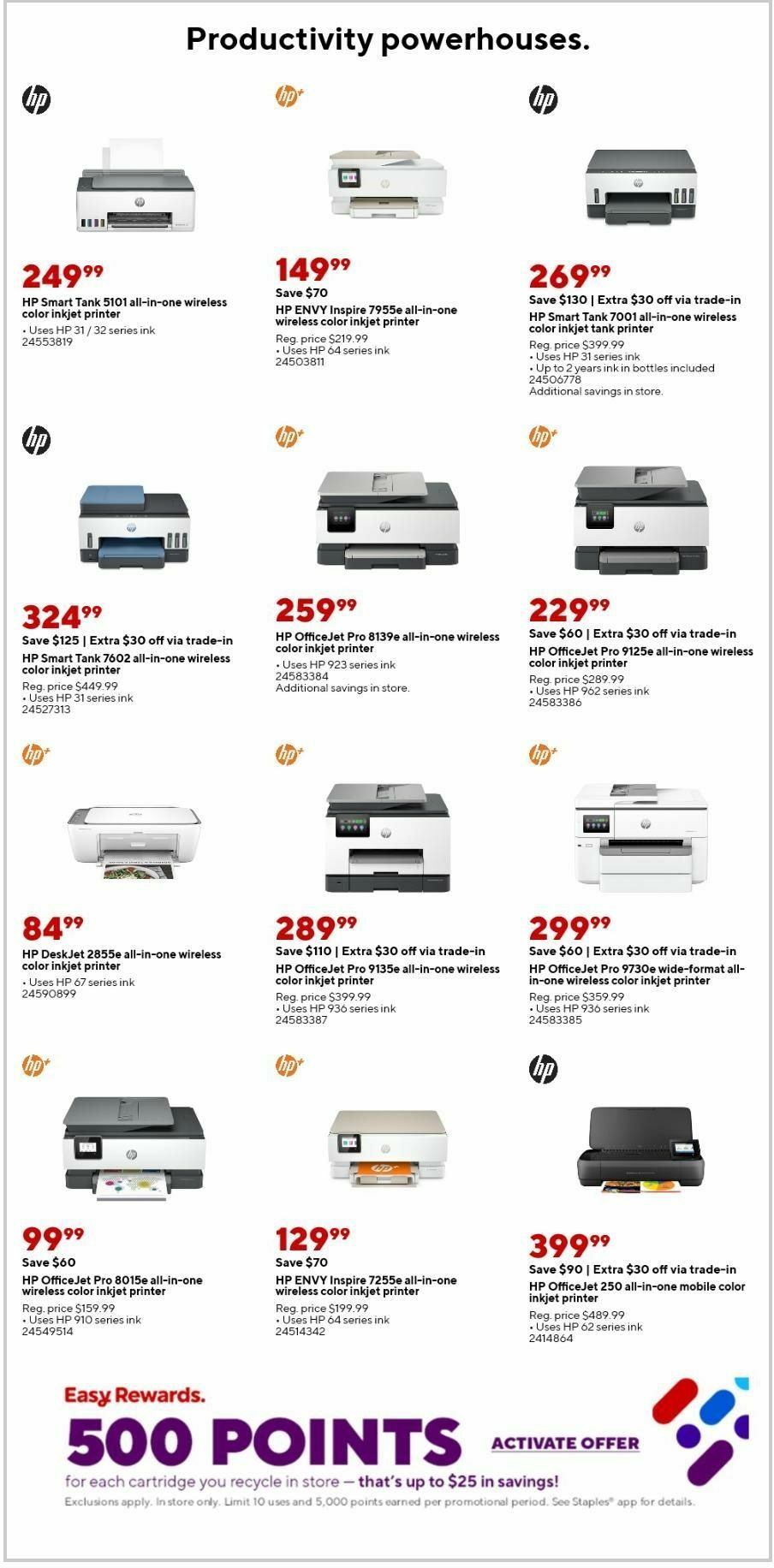 Staples Weekly Ad from September 15