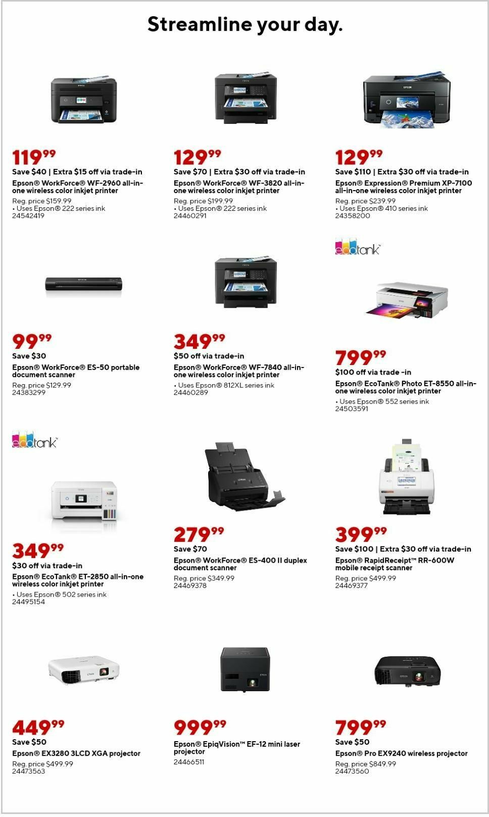 Staples Weekly Ad from September 22