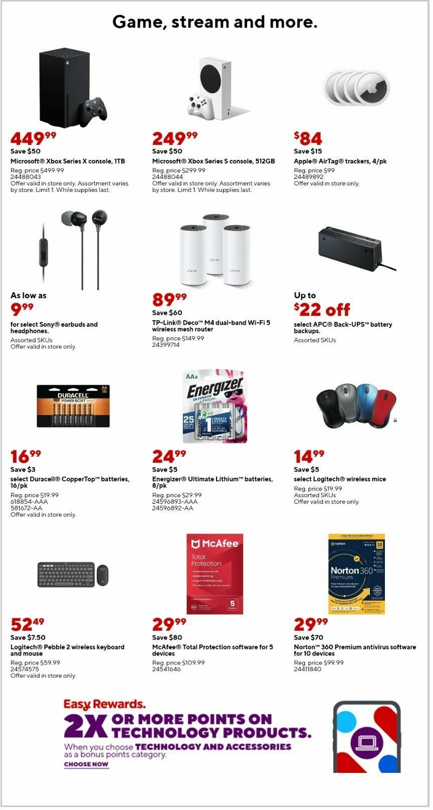 Staples Weekly Ad from September 22