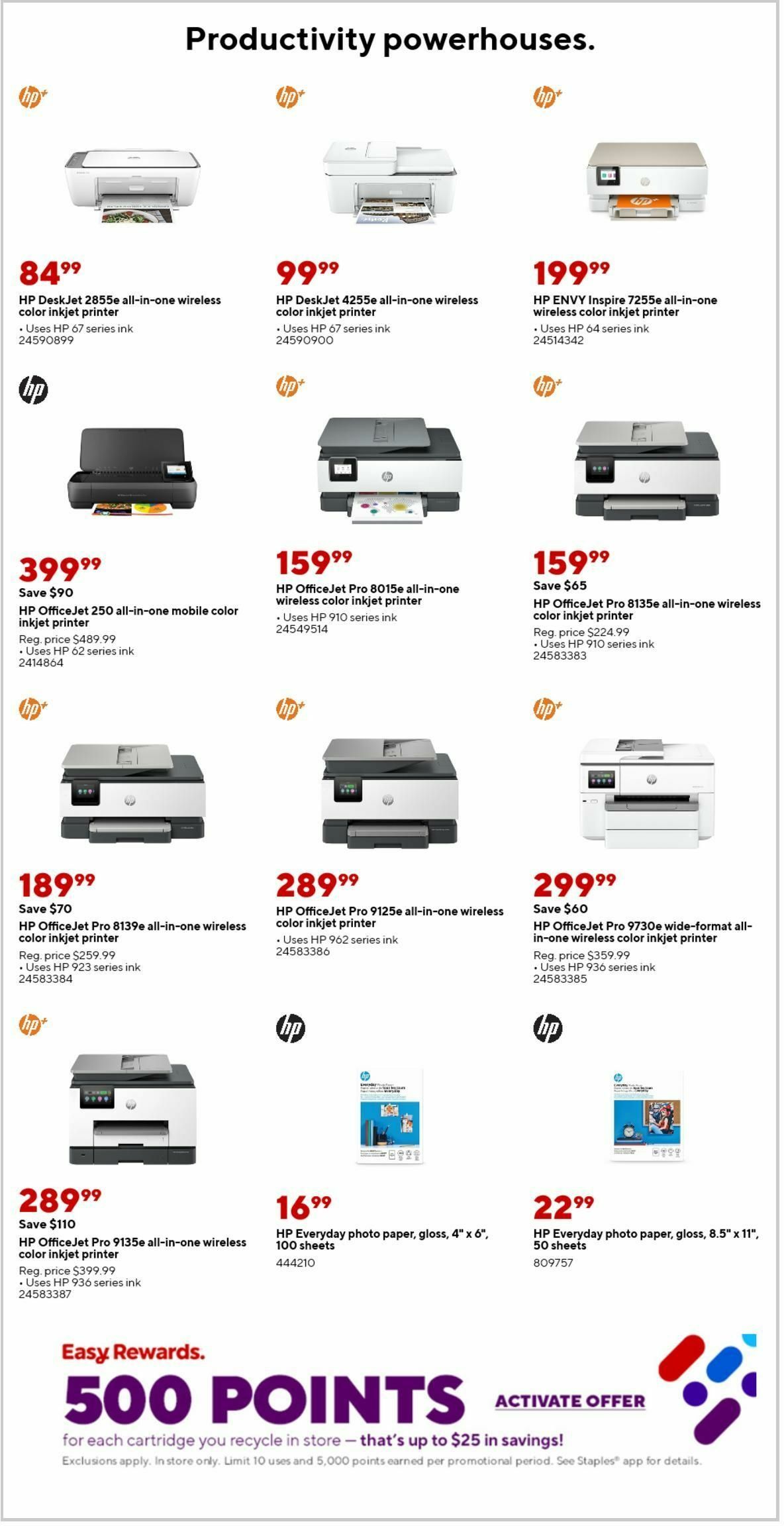 Staples Weekly Ad from September 29