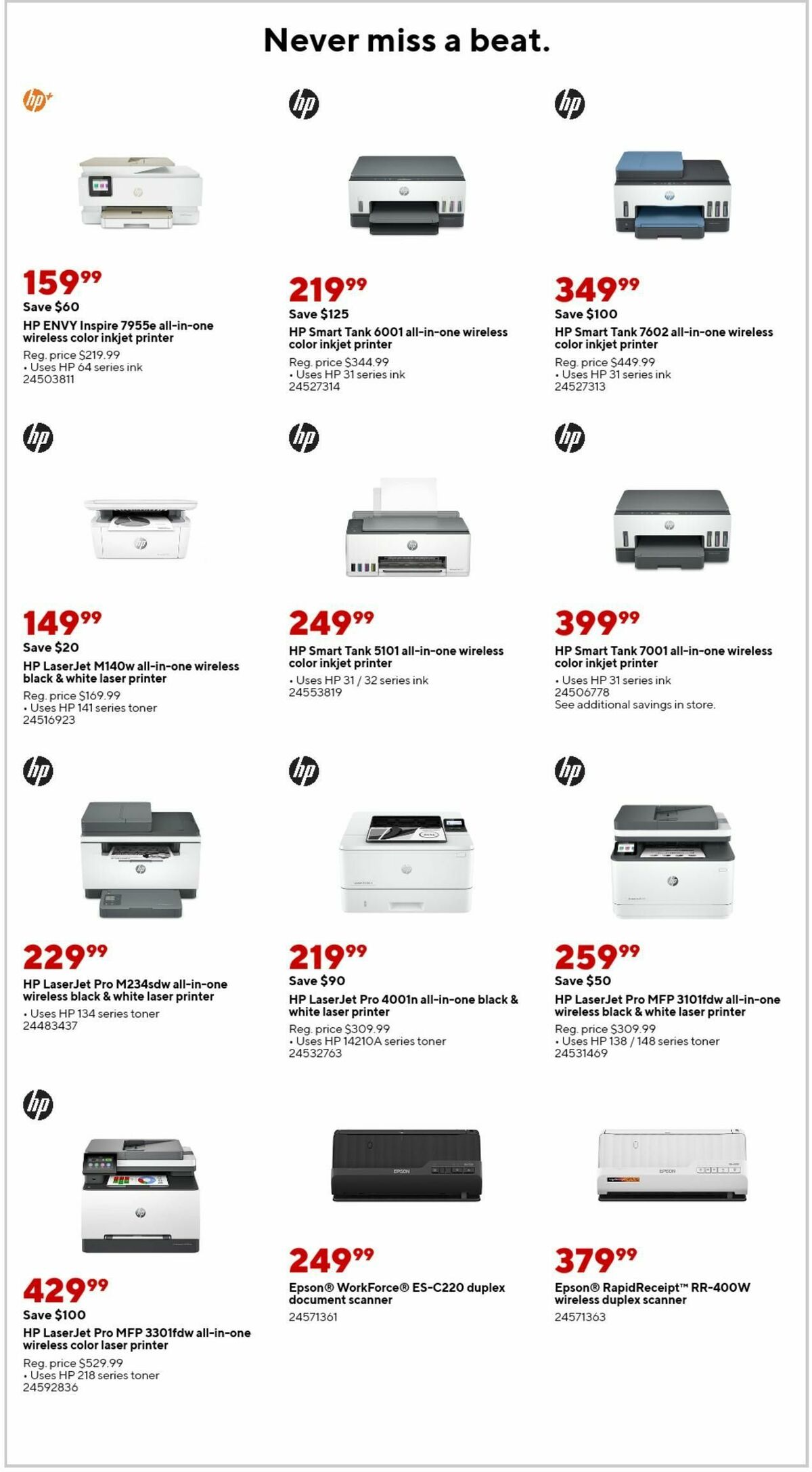 Staples Weekly Ad from September 29