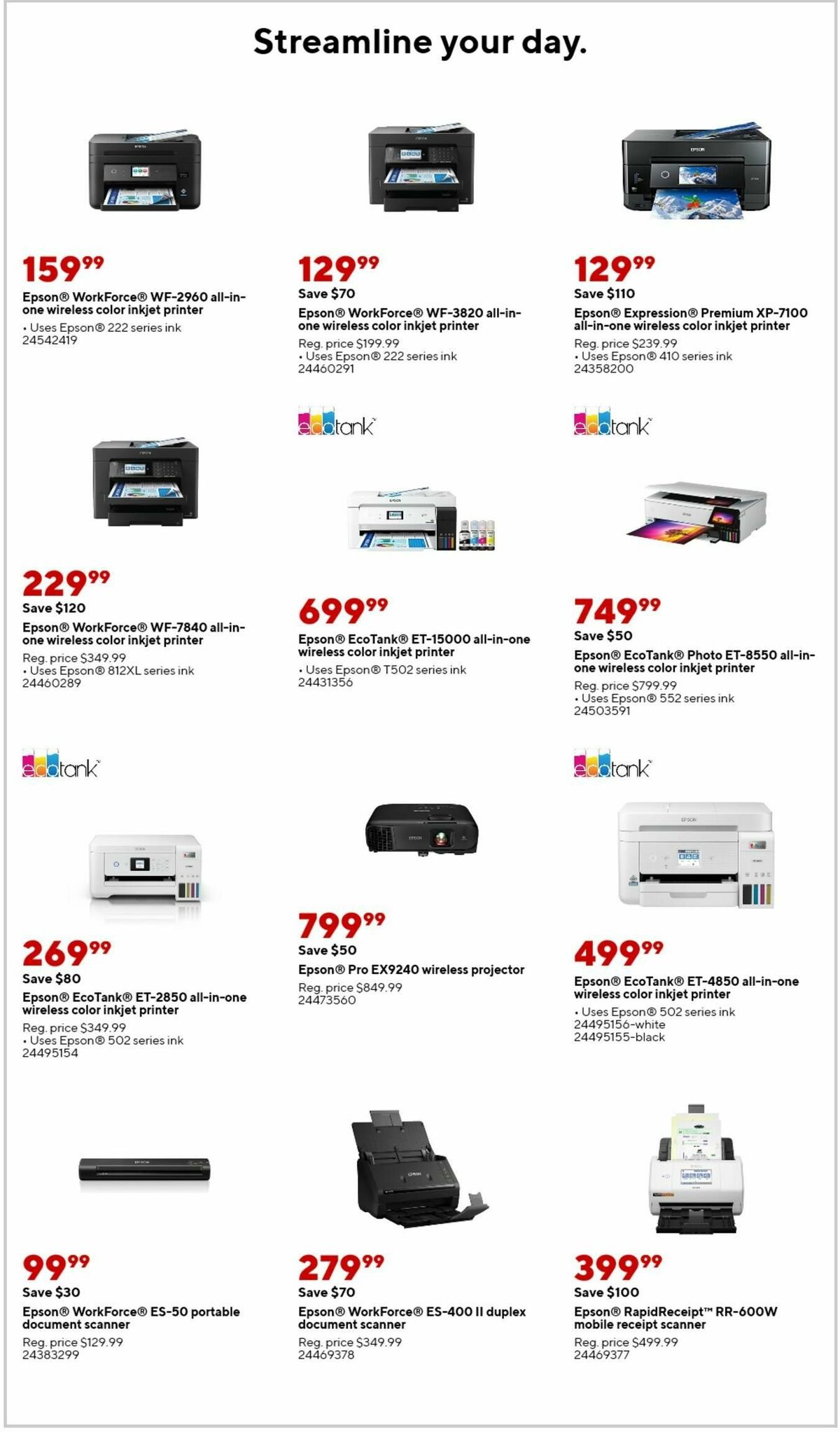 Staples Weekly Ad from September 29