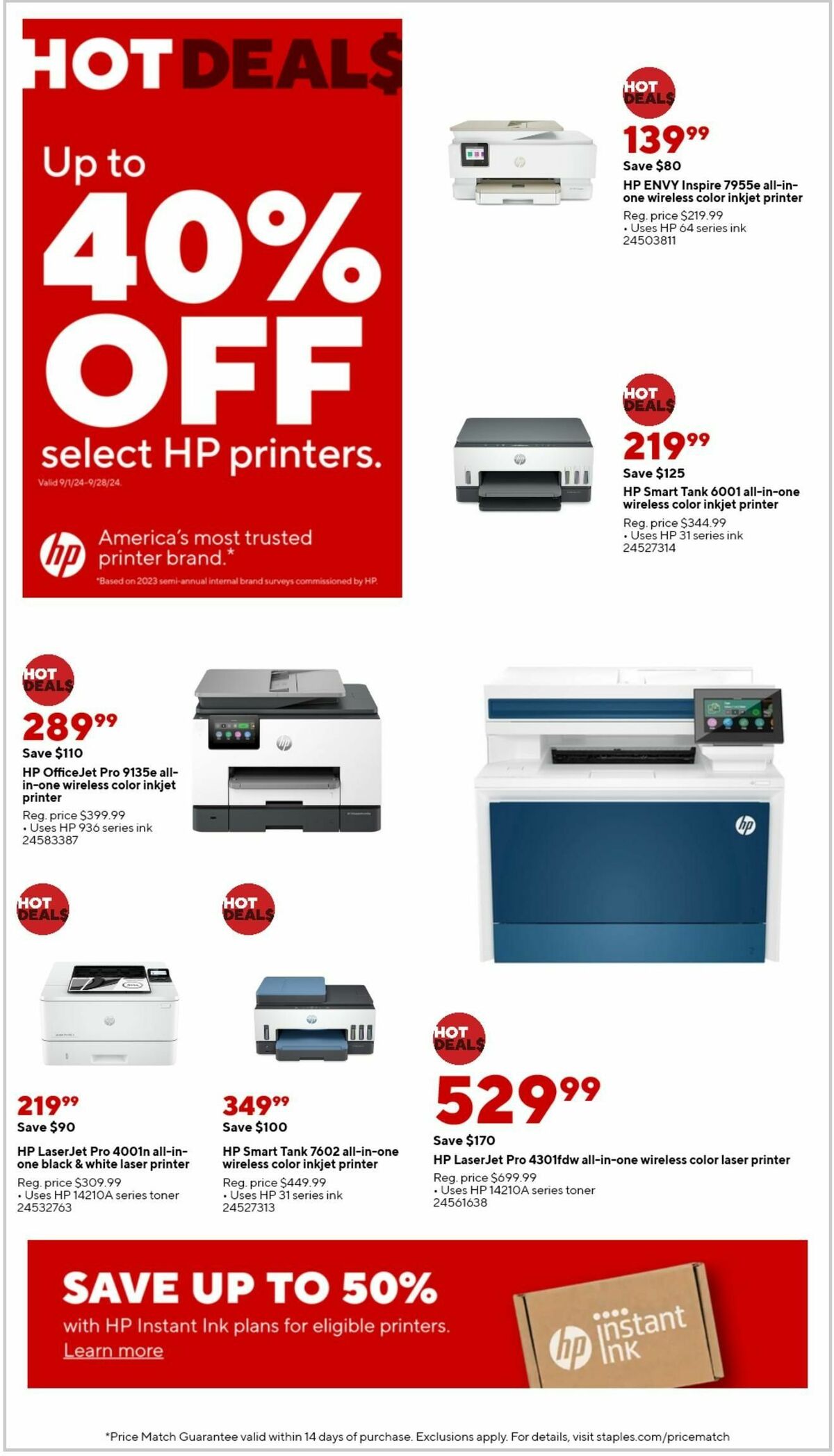 Staples Weekly Ad from September 29