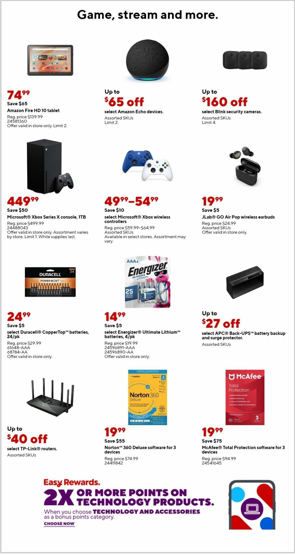 Staples Weekly Ad from September 29