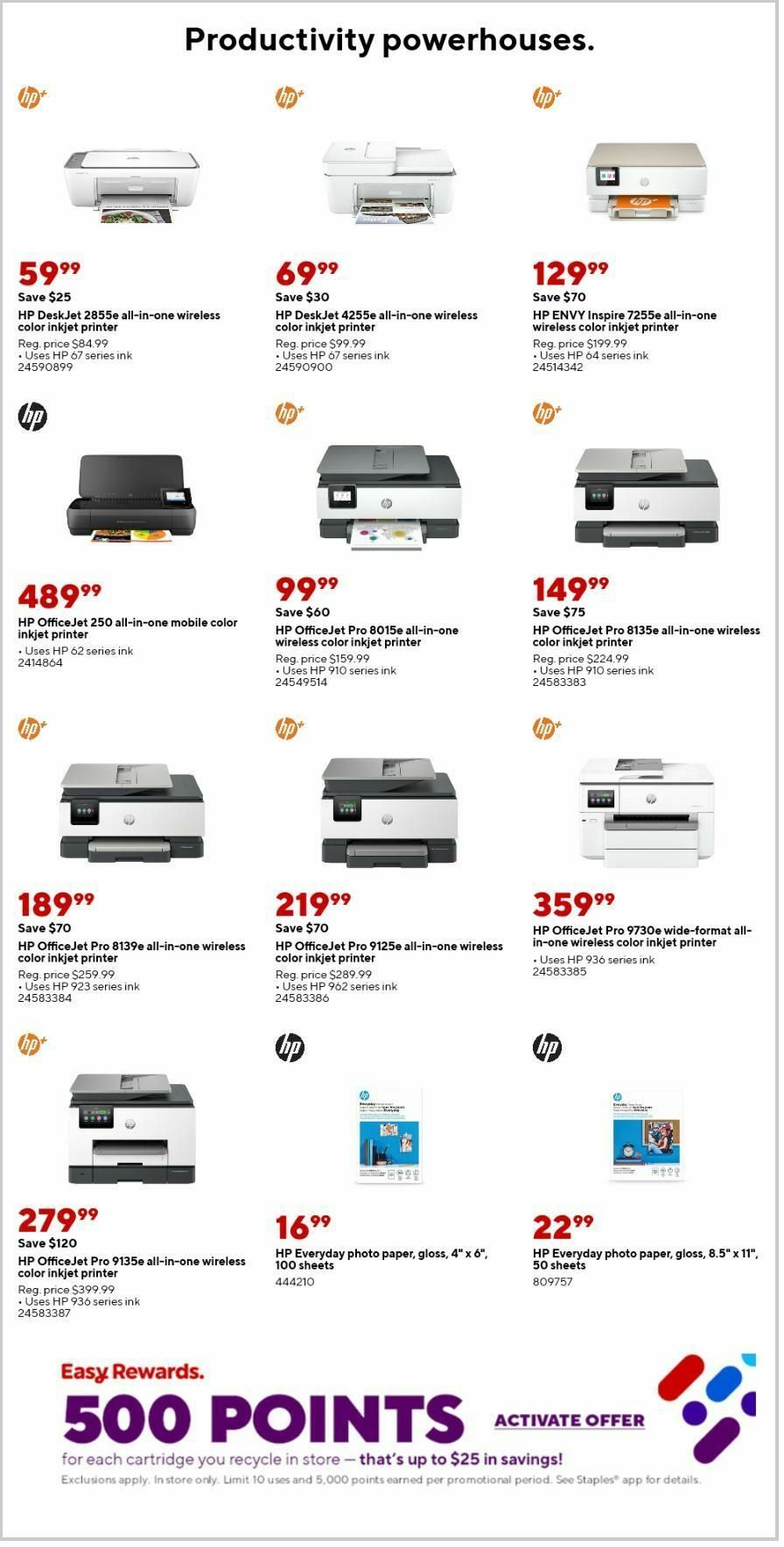 Staples Weekly Ad from October 6