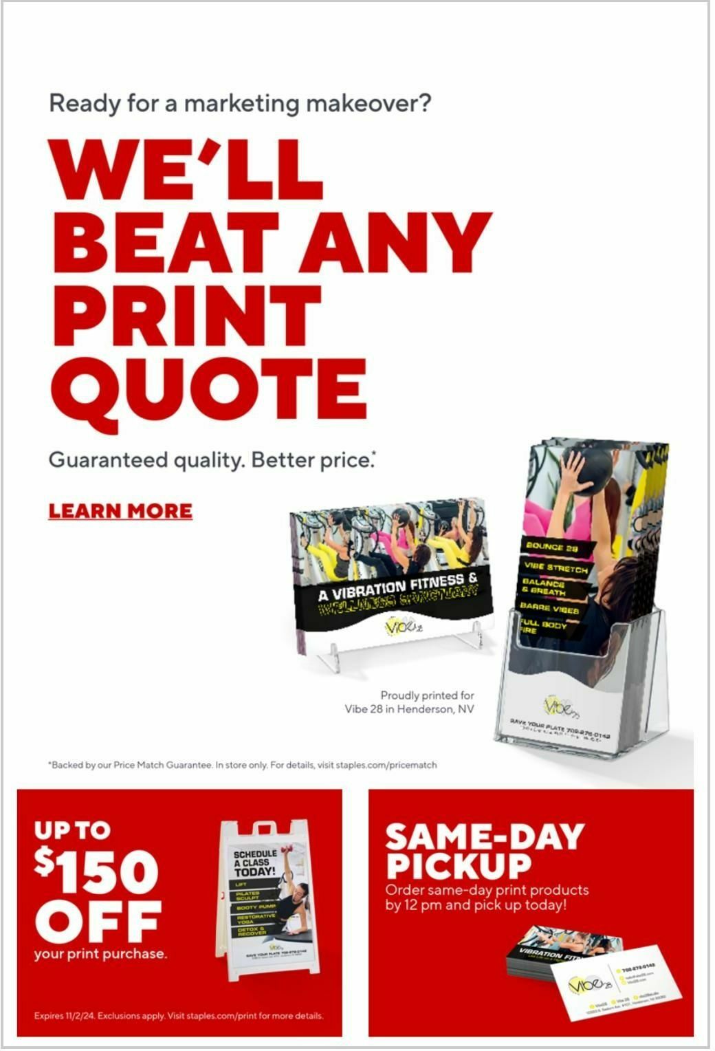 Staples Weekly Ad from October 13