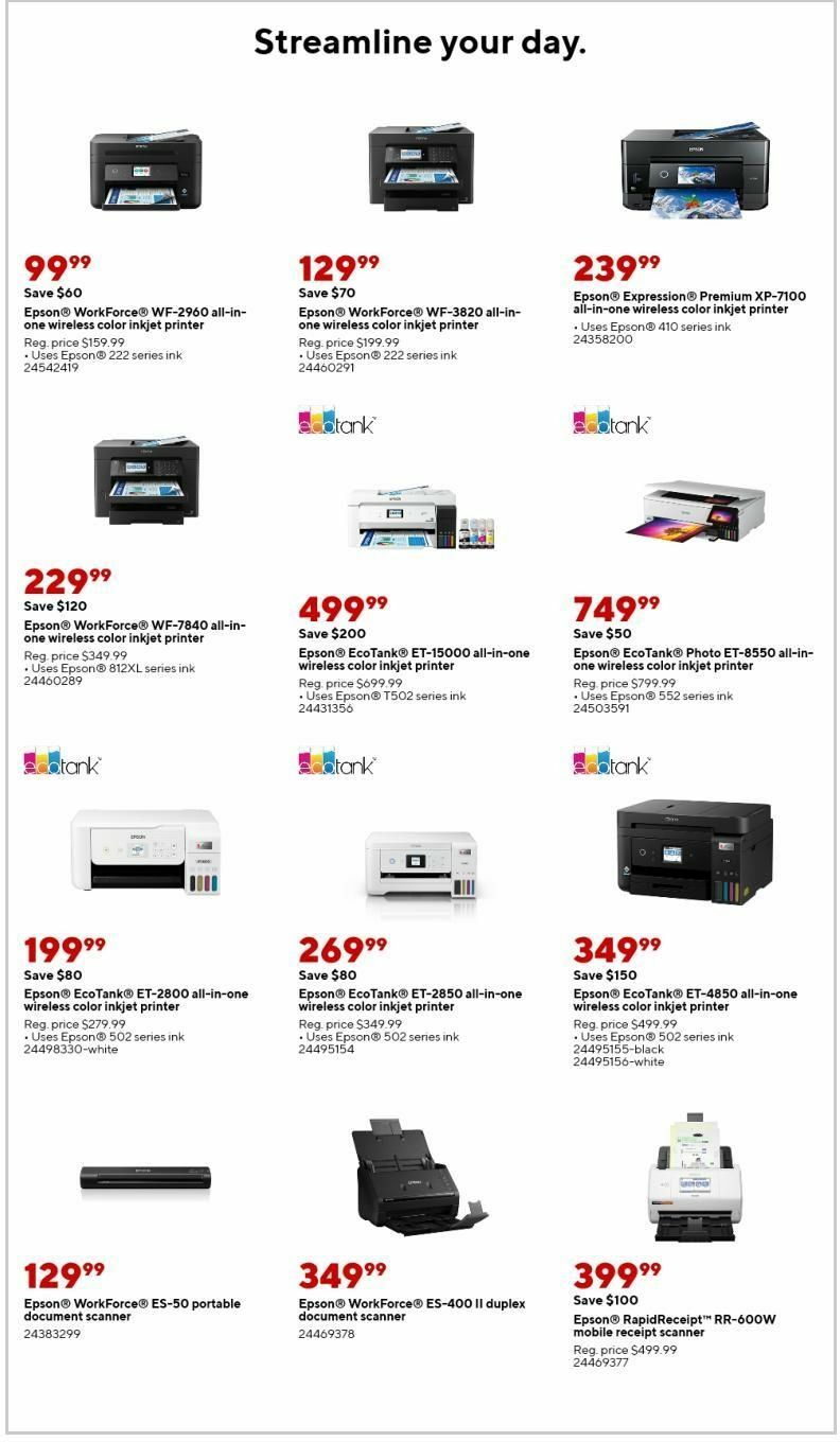 Staples Weekly Ad from October 20