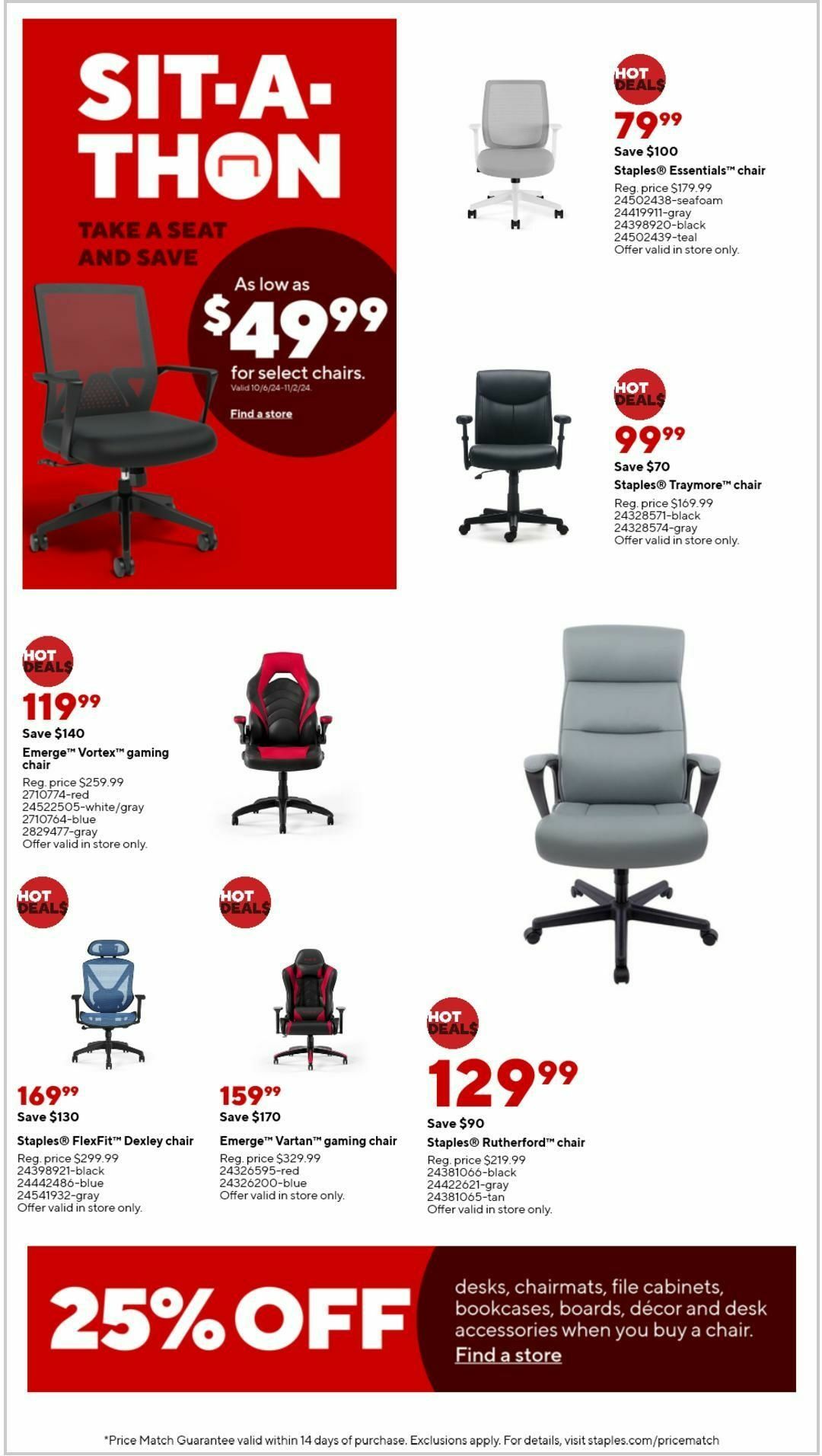 Staples Weekly Ad from October 27