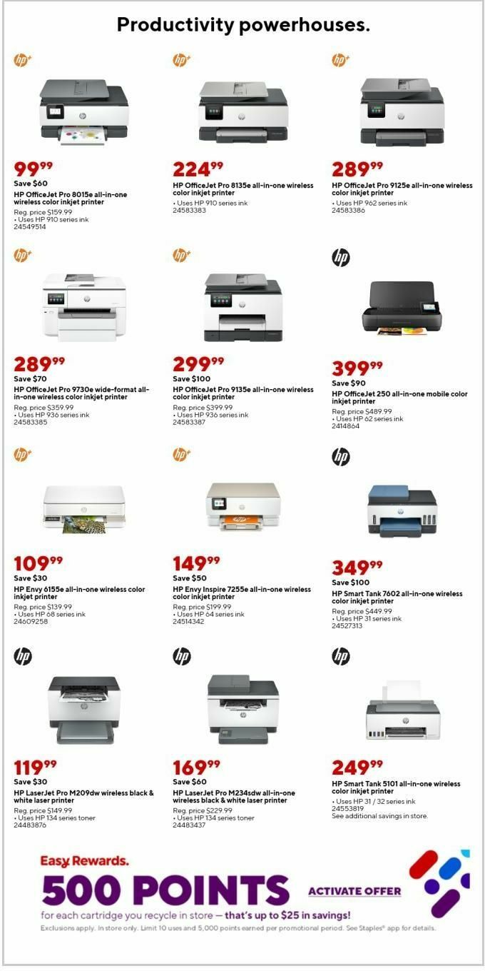 Staples Weekly Ad from November 3