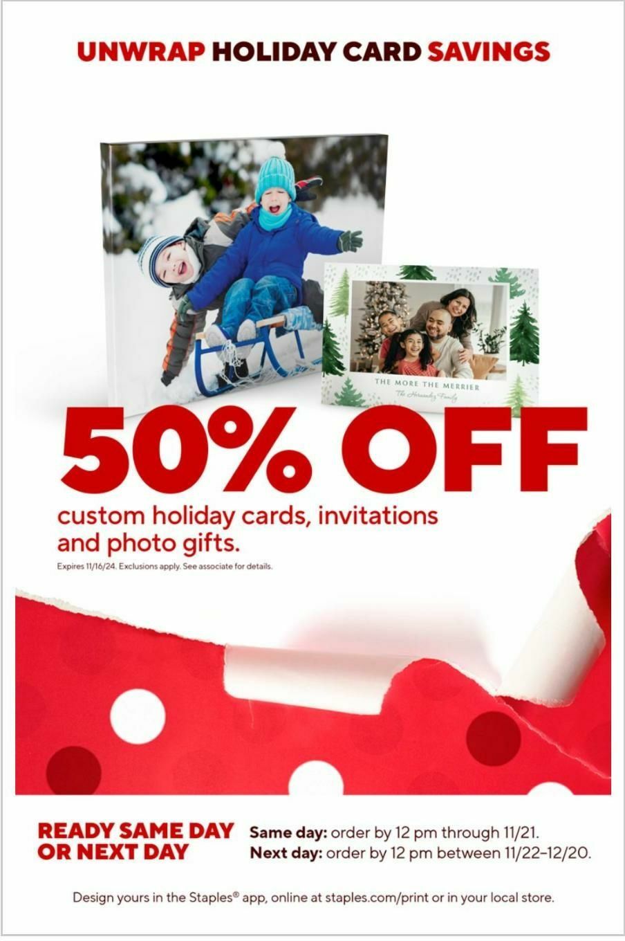 Staples Weekly Ad from November 3