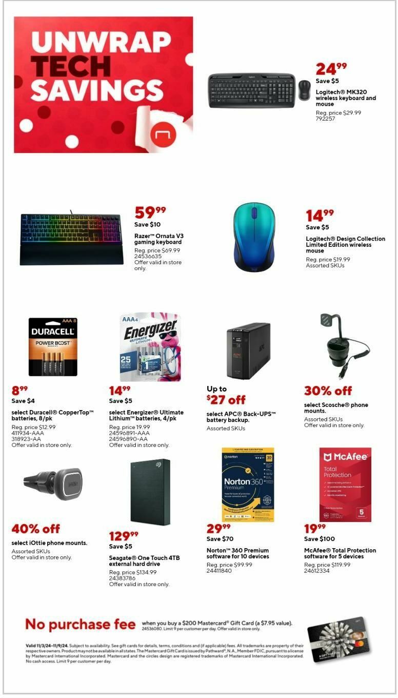 Staples Weekly Ad from November 3