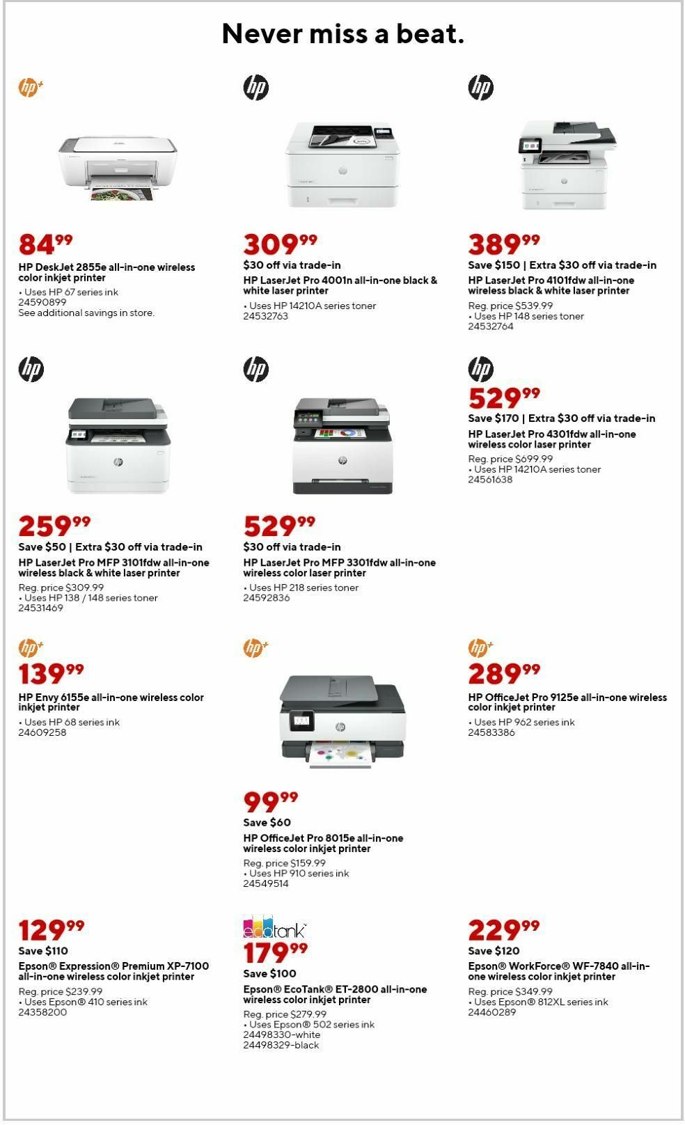 Staples Weekly Ad from November 10