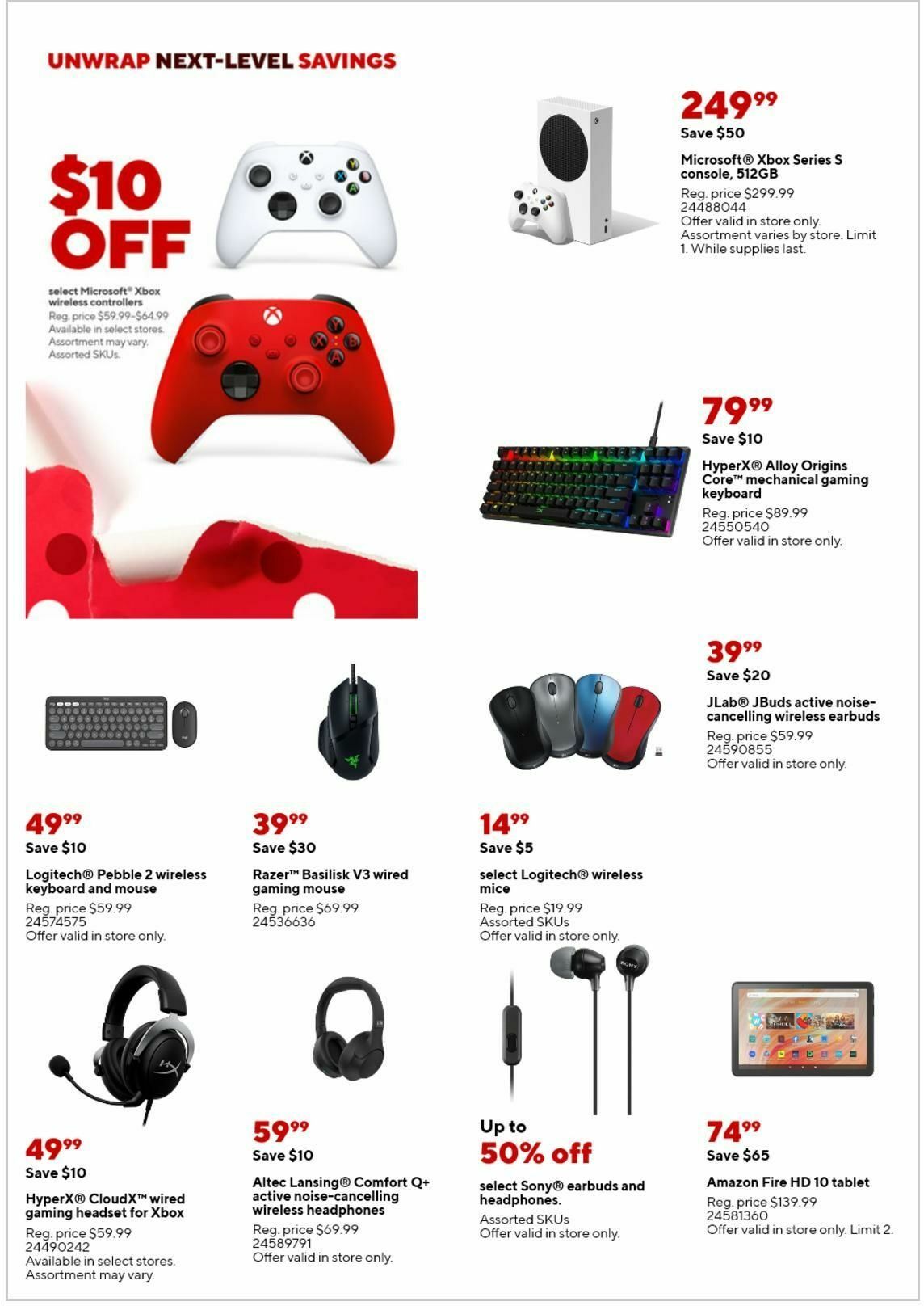 Staples Weekly Ad from November 10