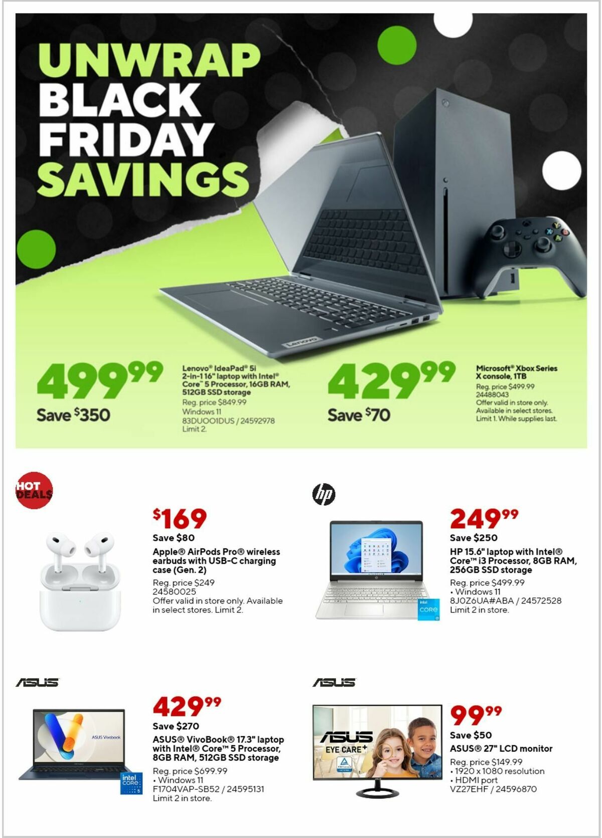 Staples Weekly Ad from November 17