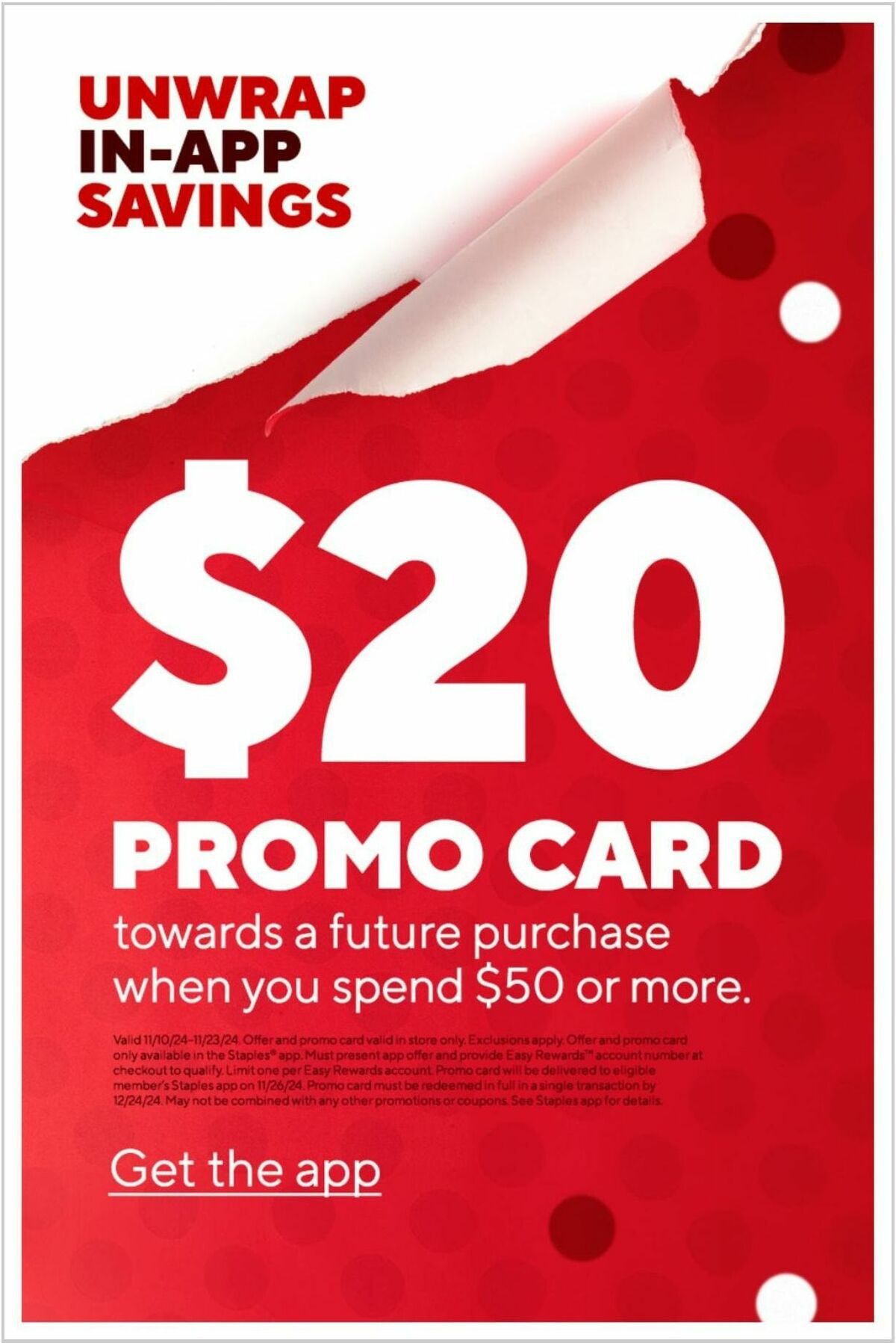 Staples Weekly Ad from November 17