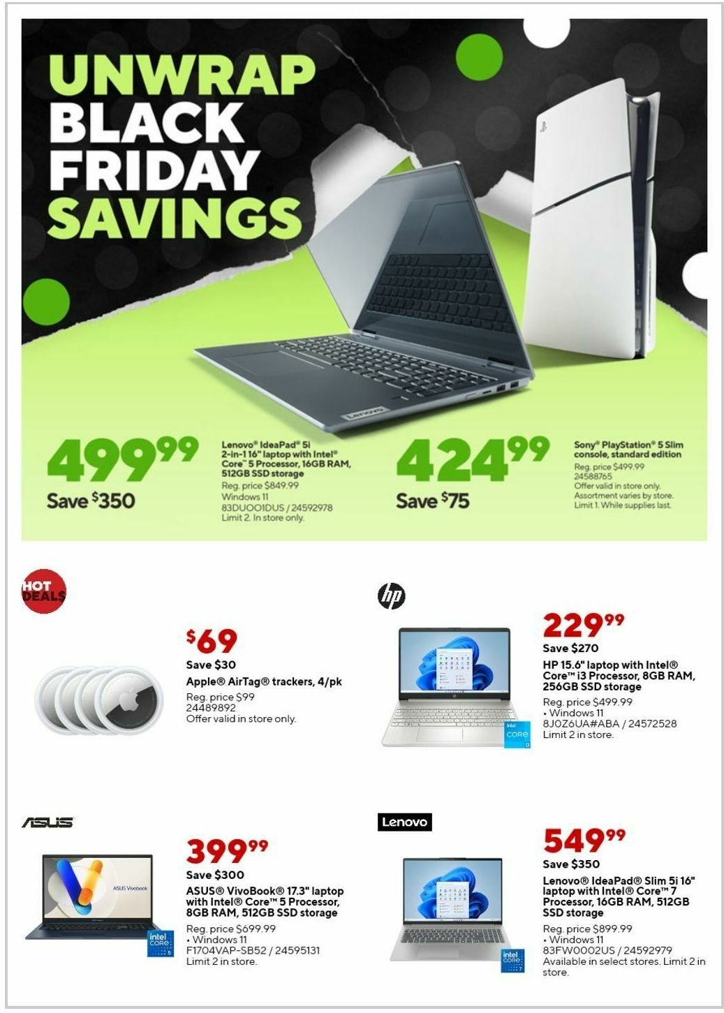 Staples Weekly Ad from November 24