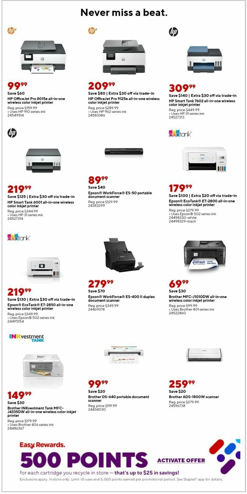 Staples Weekly Ad from November 24