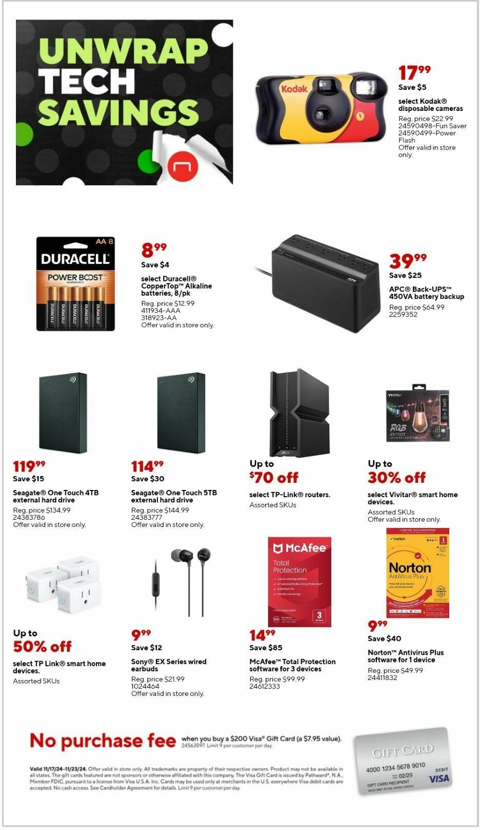 Staples Weekly Ad from November 24