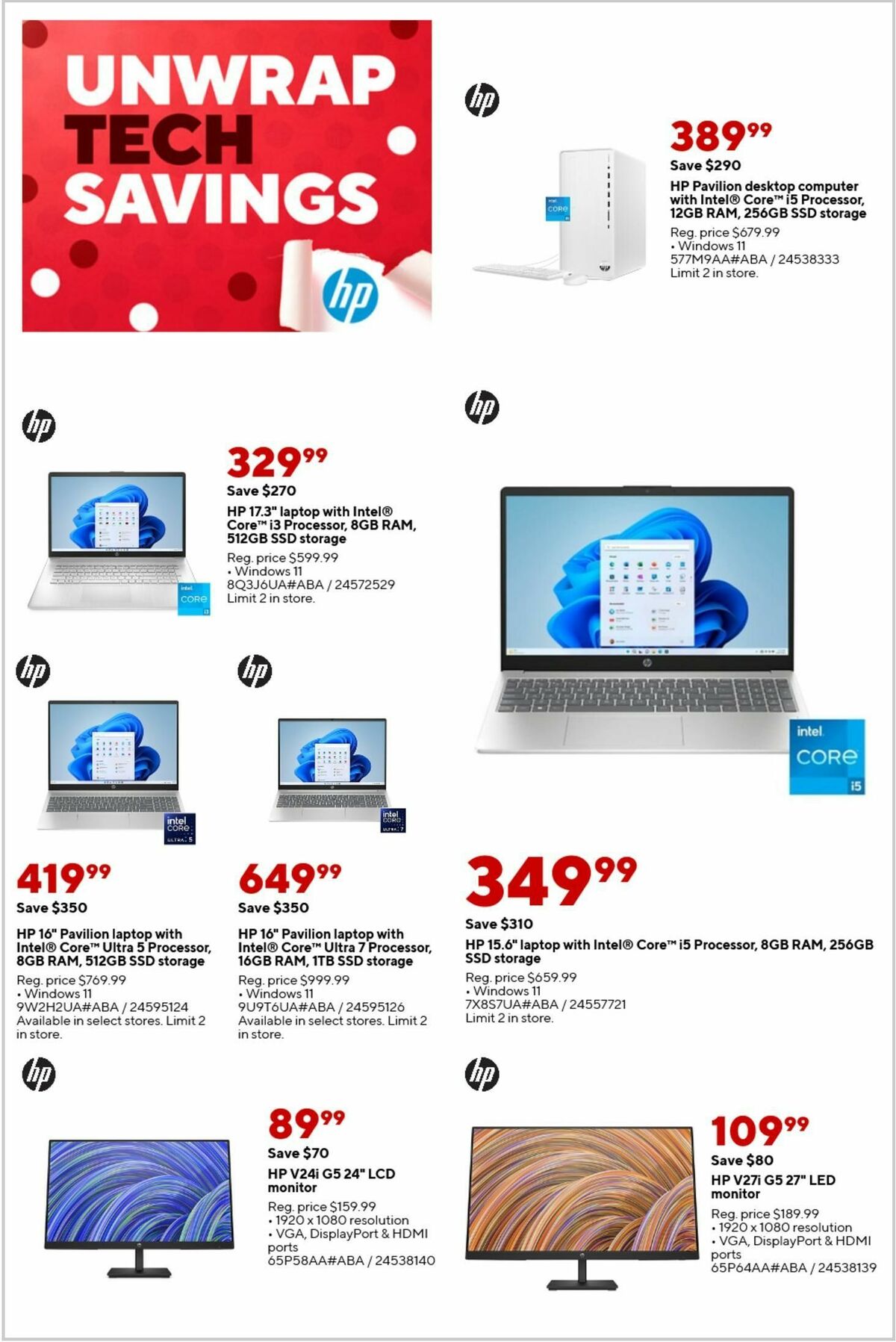 Staples Weekly Ad from December 1