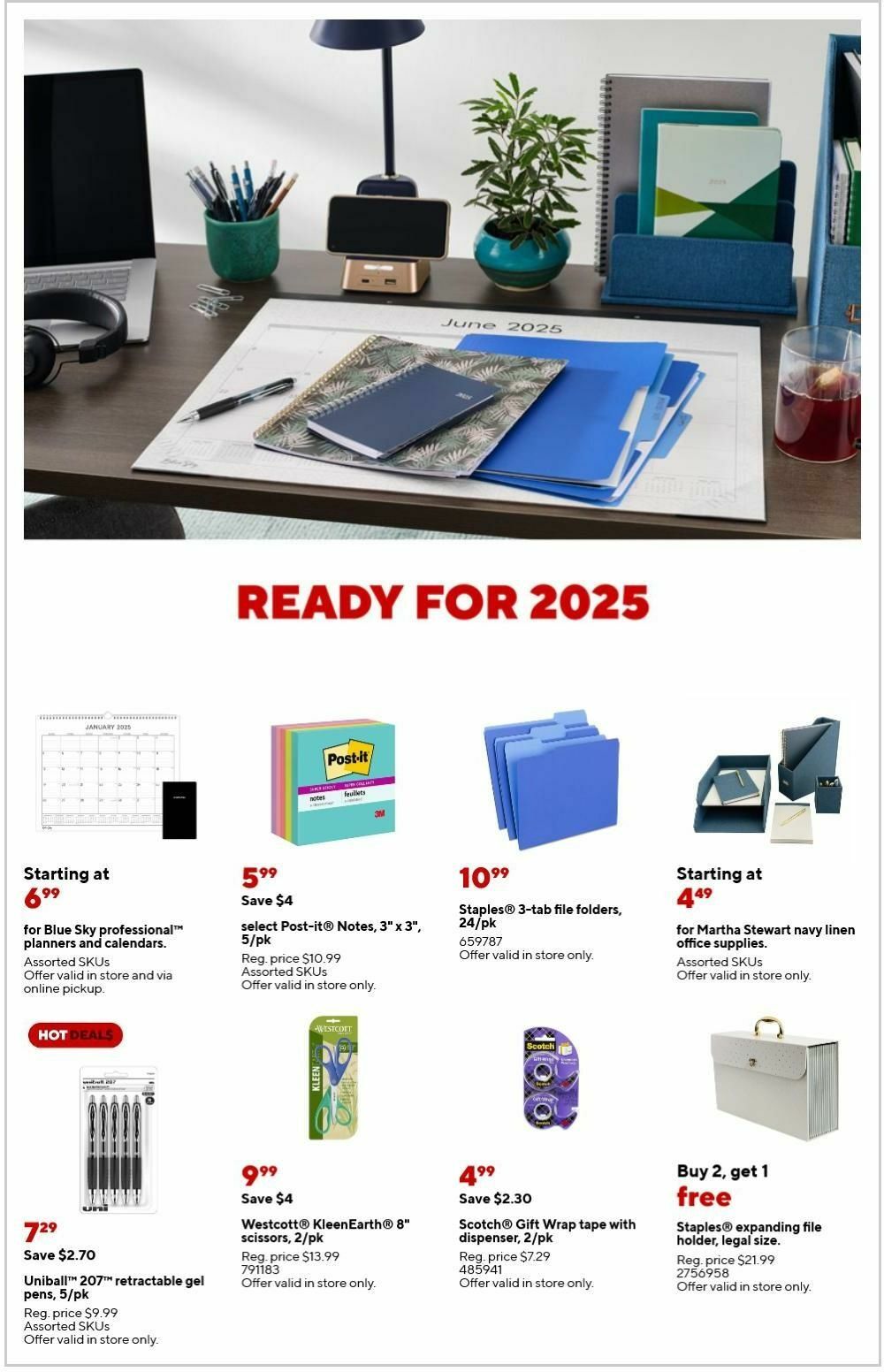 Staples Weekly Ad from December 29