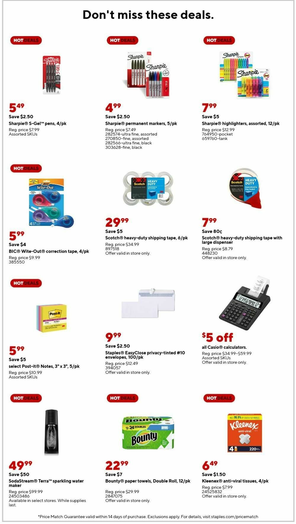 Staples Weekly Ad from January 5