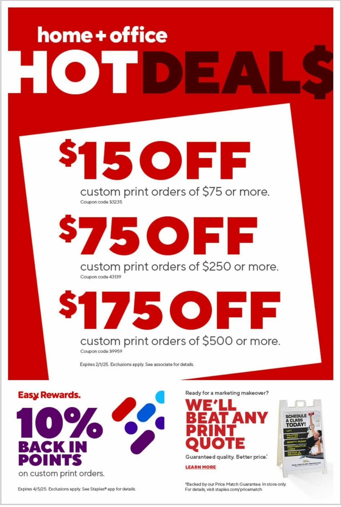 Staples Weekly Ad from January 5