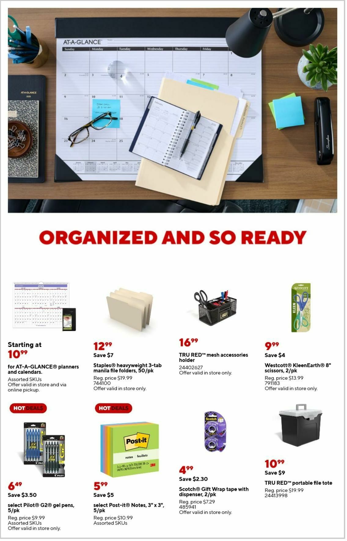 Staples Weekly Ad from January 5